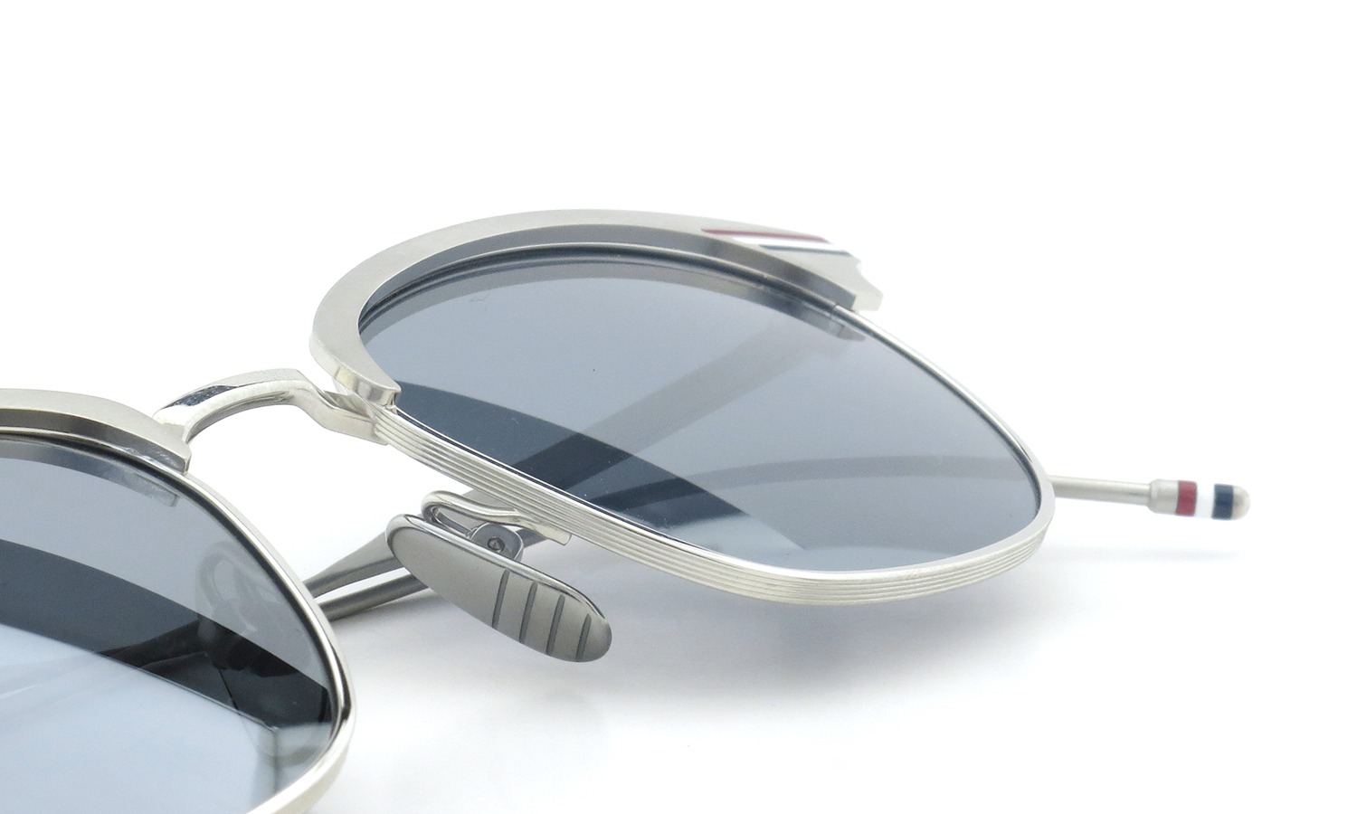 Thom Browne - TB104 - Silver - 透明鏡版本- 51mm