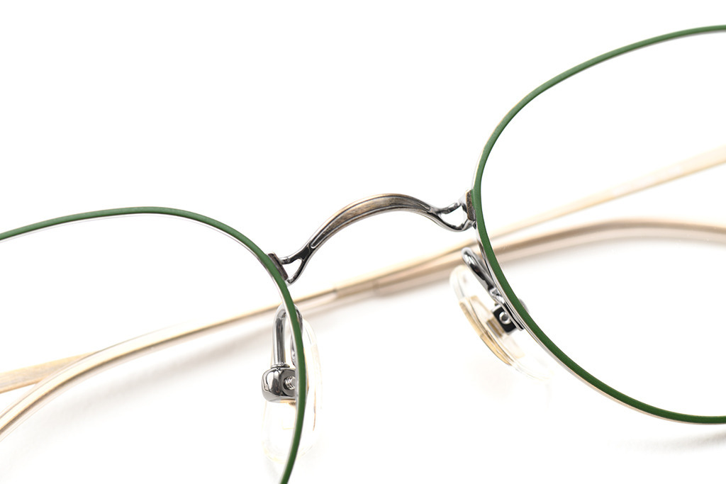 おすすめ 金子眼鏡 Km-22 BRWG 極美品】 金子眼鏡 KM-22 度無し BKGP