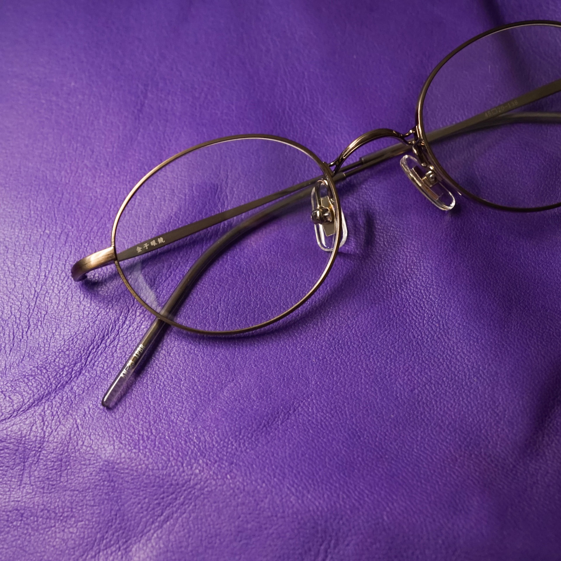 金子眼鏡 KM-23 メタルフレーム 丸眼鏡 オーバル