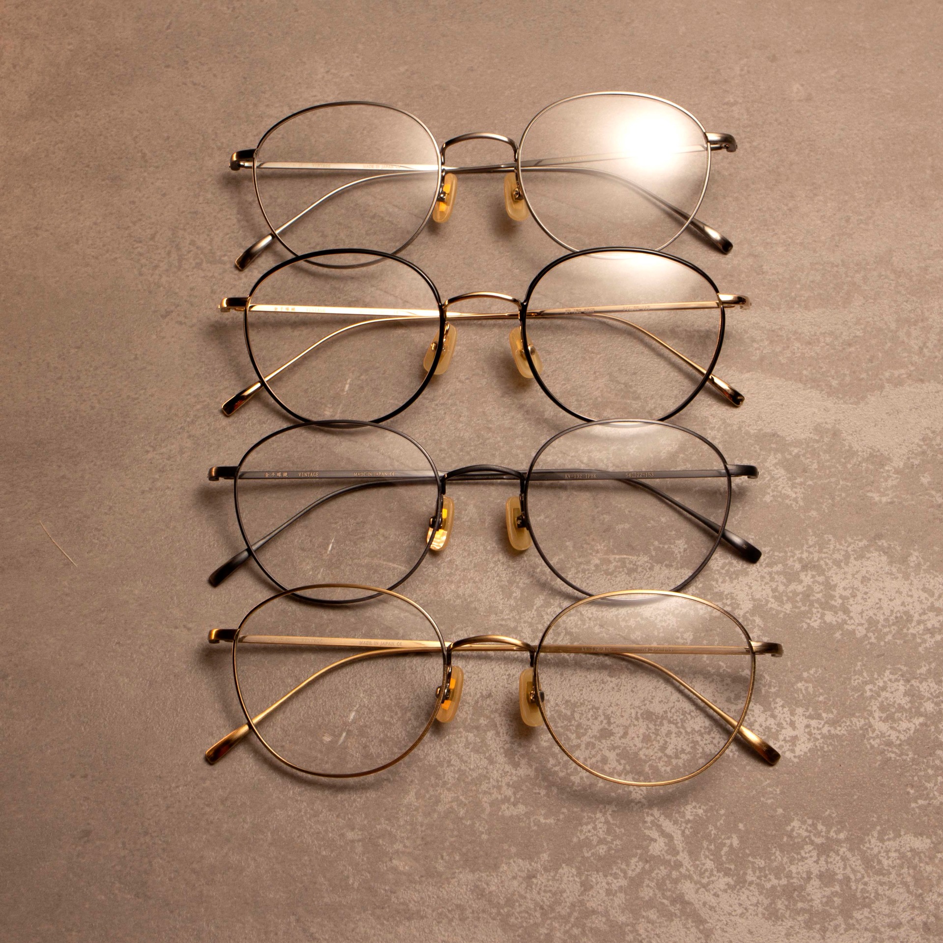 金子眼鏡 VINTAGE KV-03 金子眼鏡KV-03 IPBK 金子眼鏡KV-03 IPBK