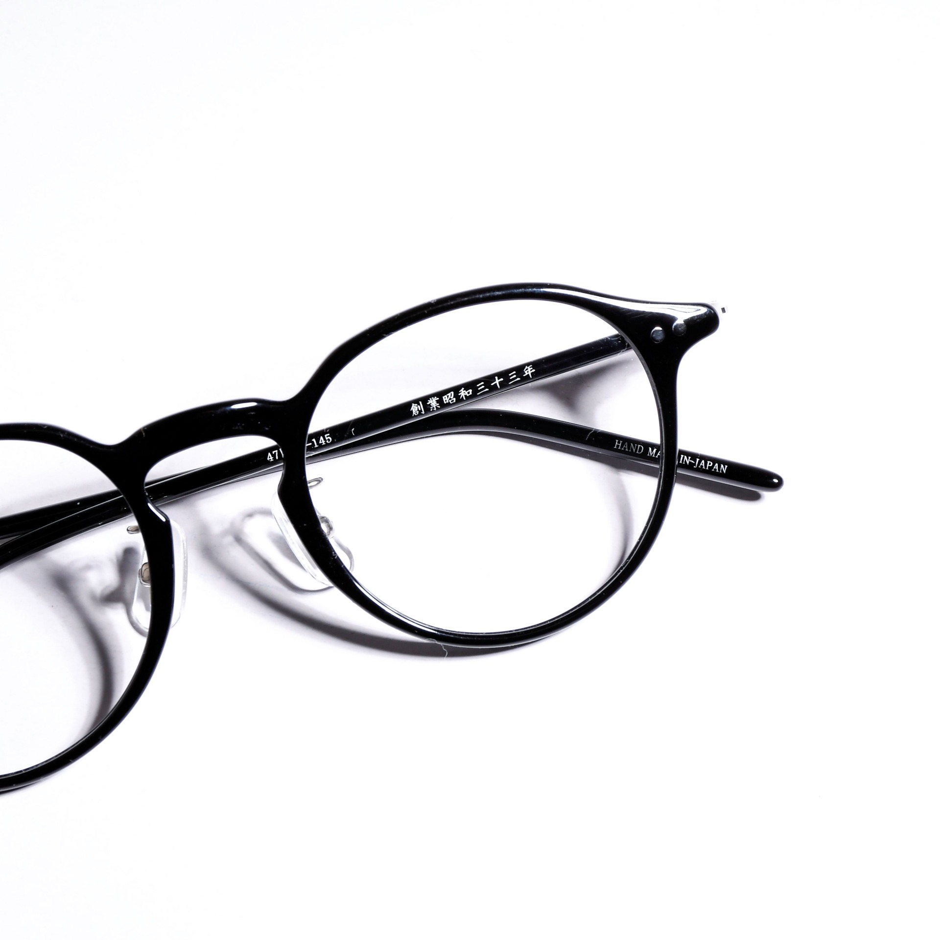 金子眼鏡 KANEKO OPTICAL KC-09 BKW セルロイド 公式通販 金子眼鏡店 