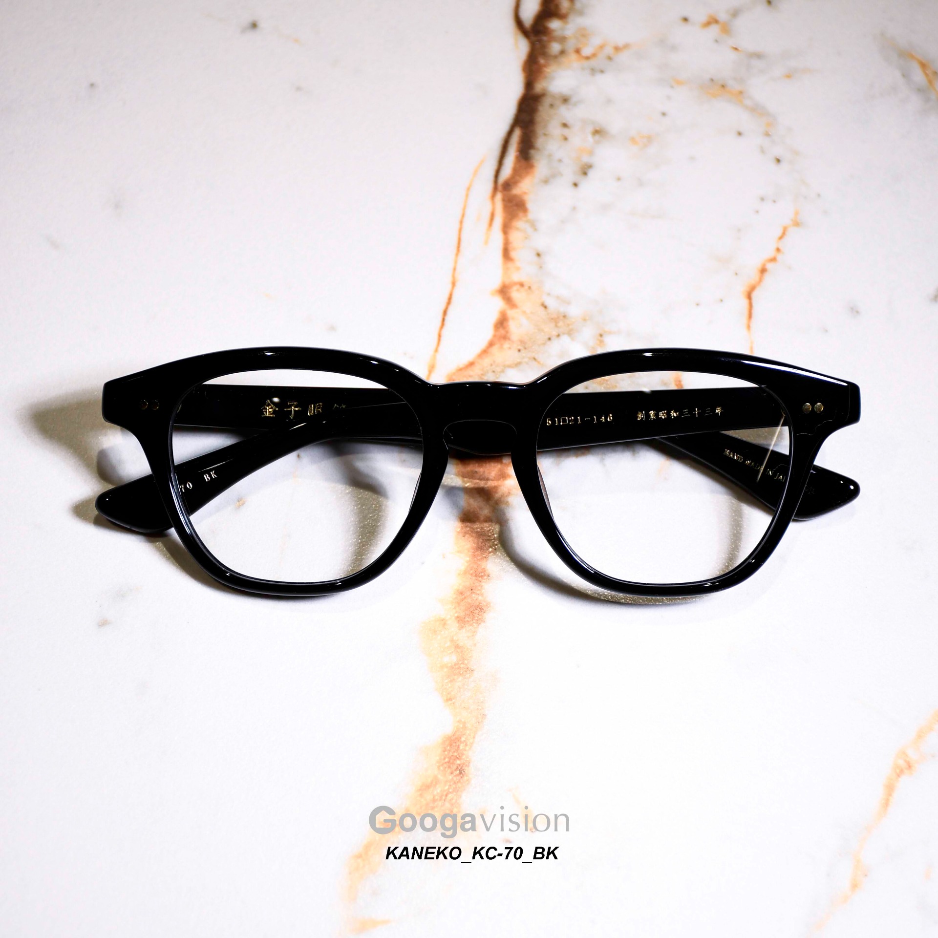OPTICAL 金子眼鏡KANEKO - 金子眼鏡店 金子眼鏡〖KC-70 BK〗 ショップ 